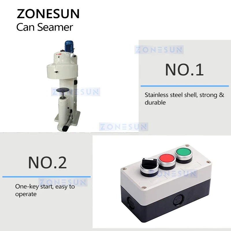 Zonesun устройство для запечатывания жестяных банок большой размер