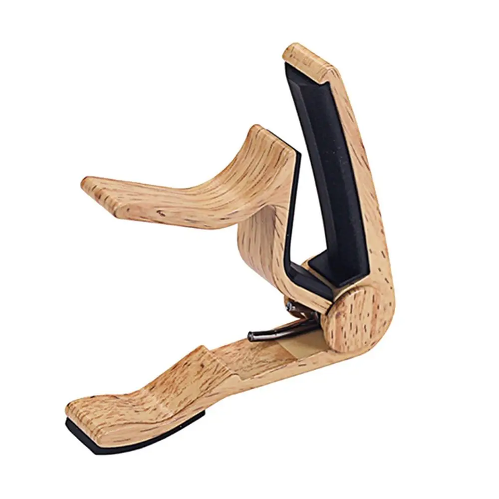 Гитарный каподастр под дерево универсальный быстросменный зажим из