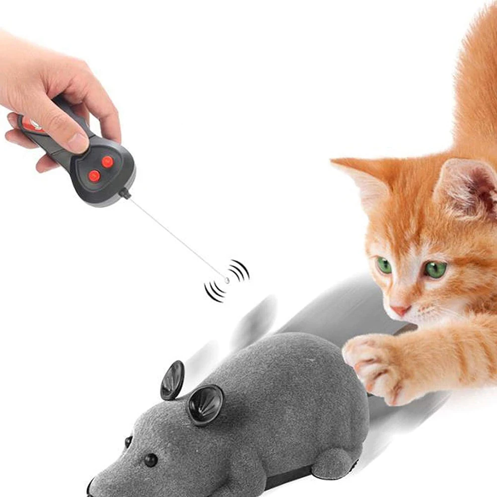 

Funny Cat Toy Mouse Wireless Remote Control Simulation Mouse Electric Funny Cat Pet Toy With Remote Control Pet Toys Cat Toys