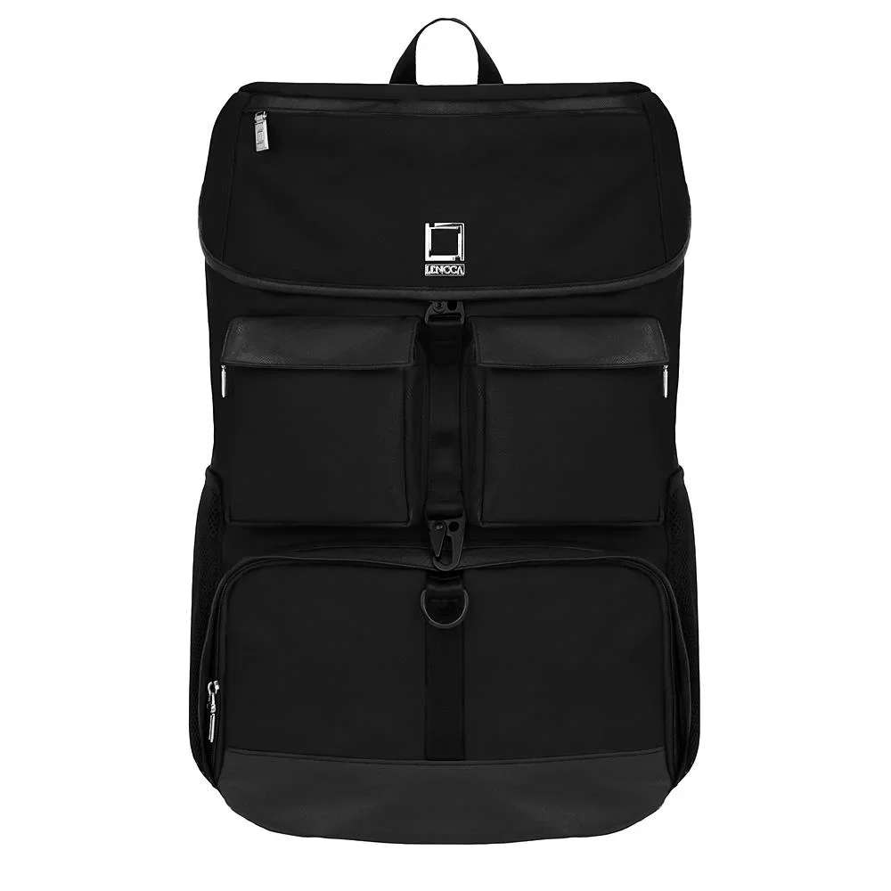 

Twill Canvas Travel Backpack Bag Fits up to 17.3 Inch Laptop