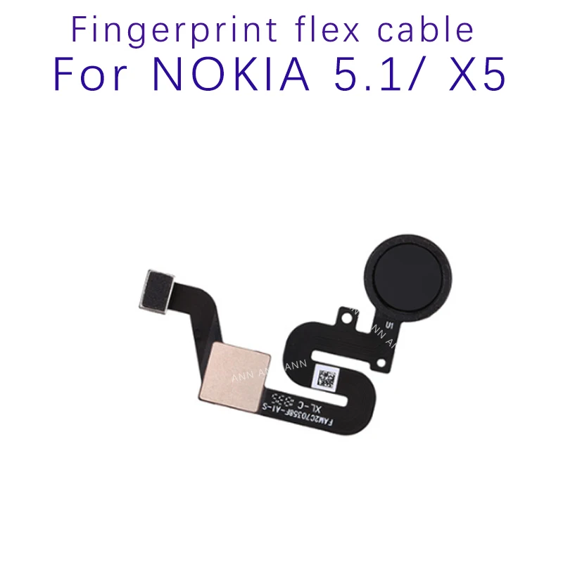 

Home Button Fingerprint Sensor Flex Cable For Nokia 5.1 Plus X5