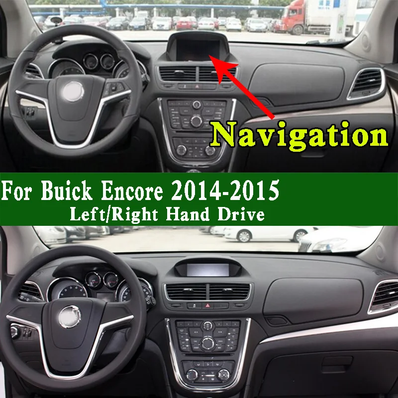 

Чехол для приборной панели Buick Encore SJ2 2014-2015, приборная панель, защита от солнца, изоляция, защитный коврик, защита от грязи, украшения