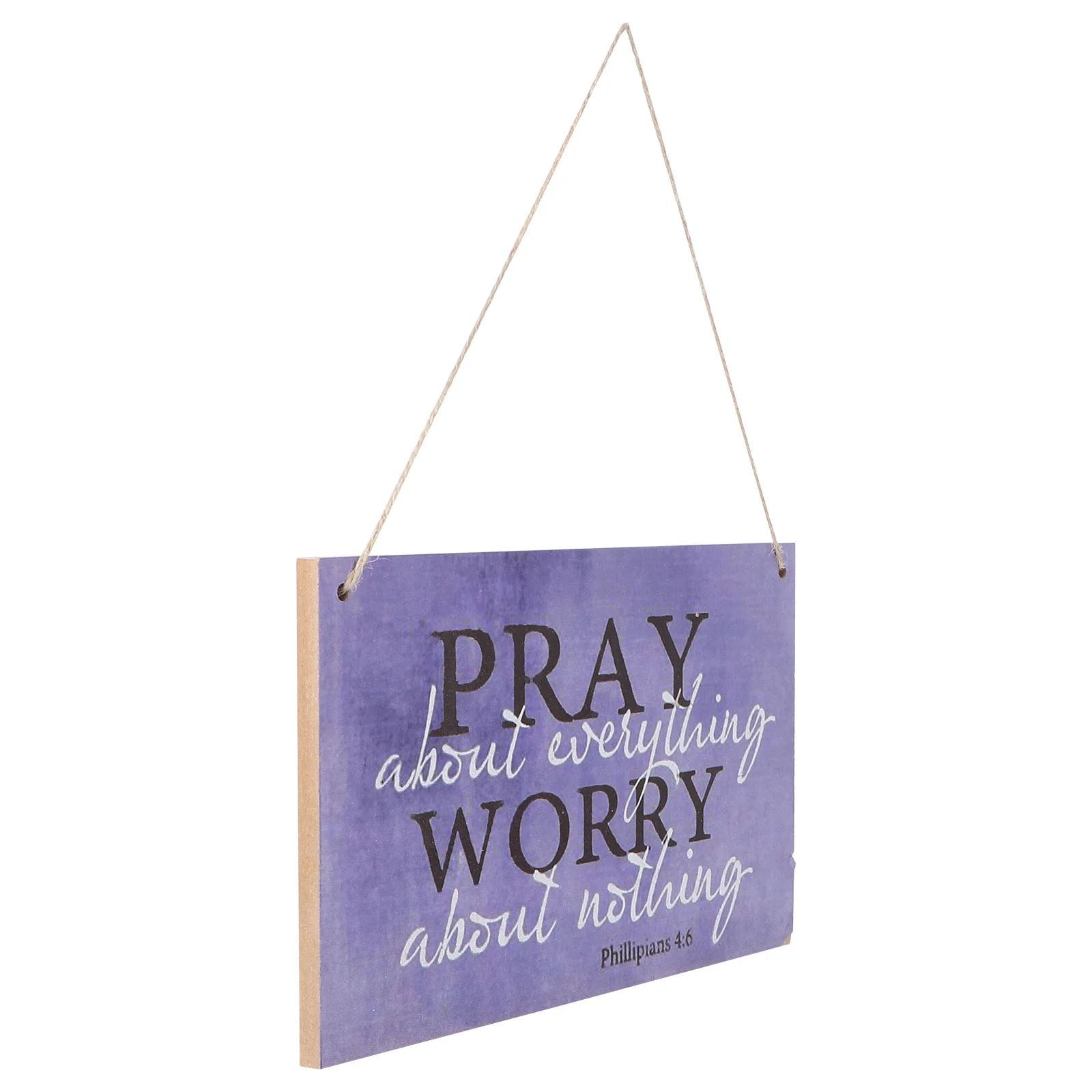 Креативная подвесная бирка деревянная декоративная фиолетовая настенная доска