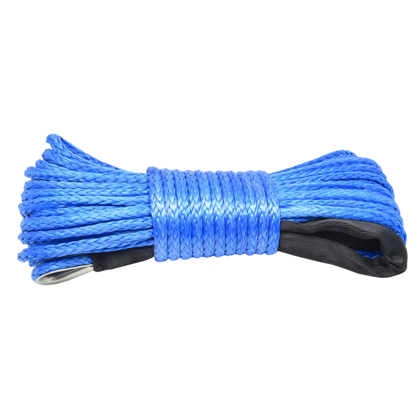 

Synthetic Winch Rope Trailer Winch Rope With Hook Towing Rope For ATV UTV Truck Boat 7700Lbs 3 Colors