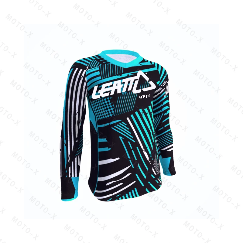 

2022 Men's Downhill Jerseys Mountain Bike MTB Shirts Offroad DH Motorcycle Jersey Motocross Sportwear Racing Bike Hpit Leatt