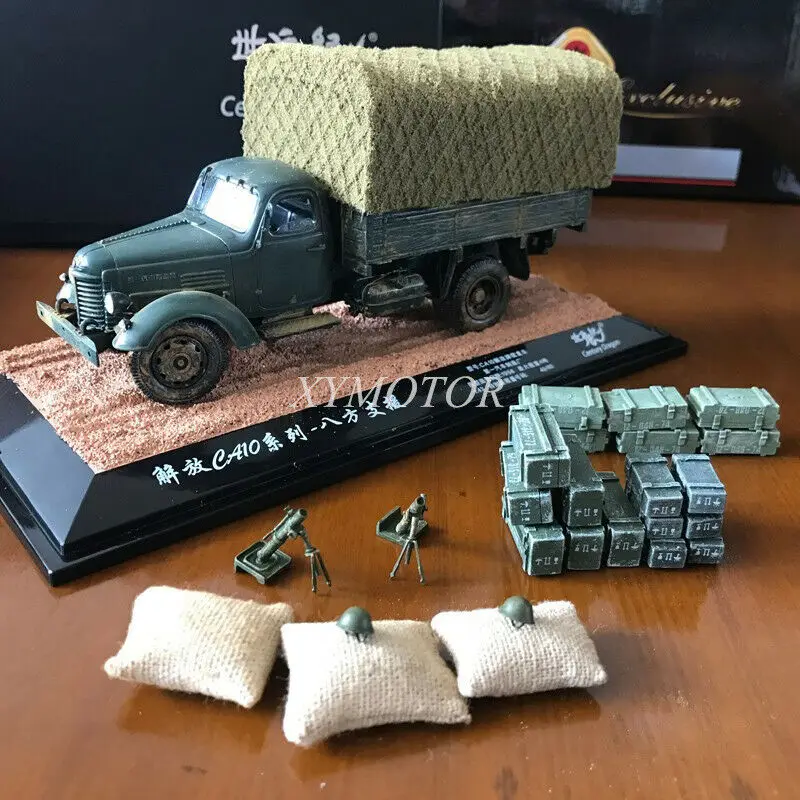 

Century Dragon 1/43 China Jiefang CA10 Support Truck Diecast Metal Model Car Toys Hobby Display Collection Ornaments