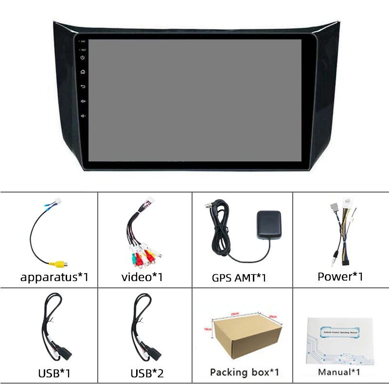 HD мультимедийный 10-дюймовый автомобильный стерео радио android GPS carplay/Авто 4G AM/RDS/DSP