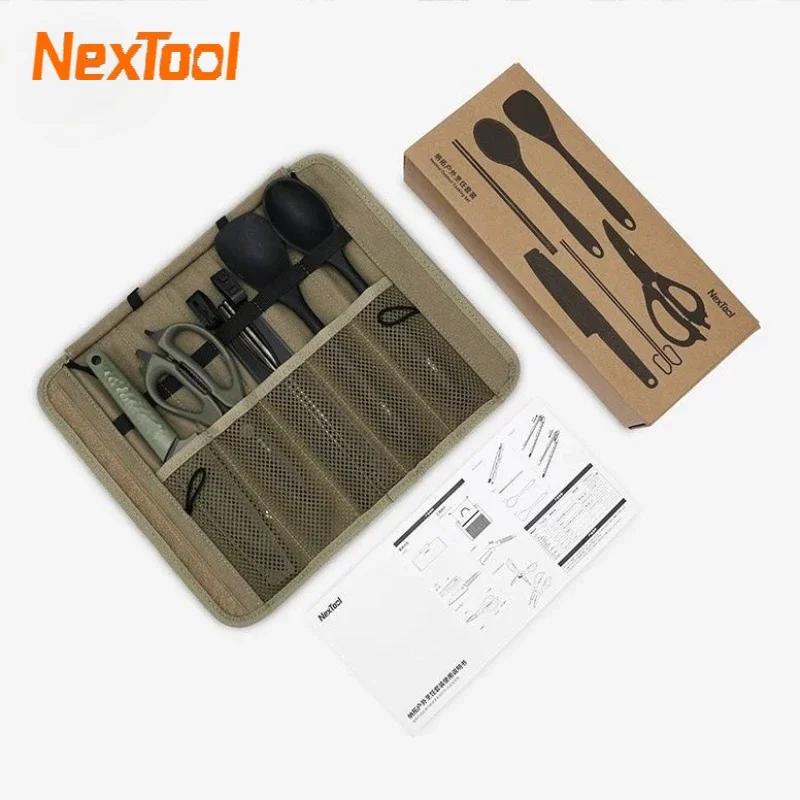 NexTool 6 шт. набор кухонной посуды для кемпинга портативные инструменты барбекю