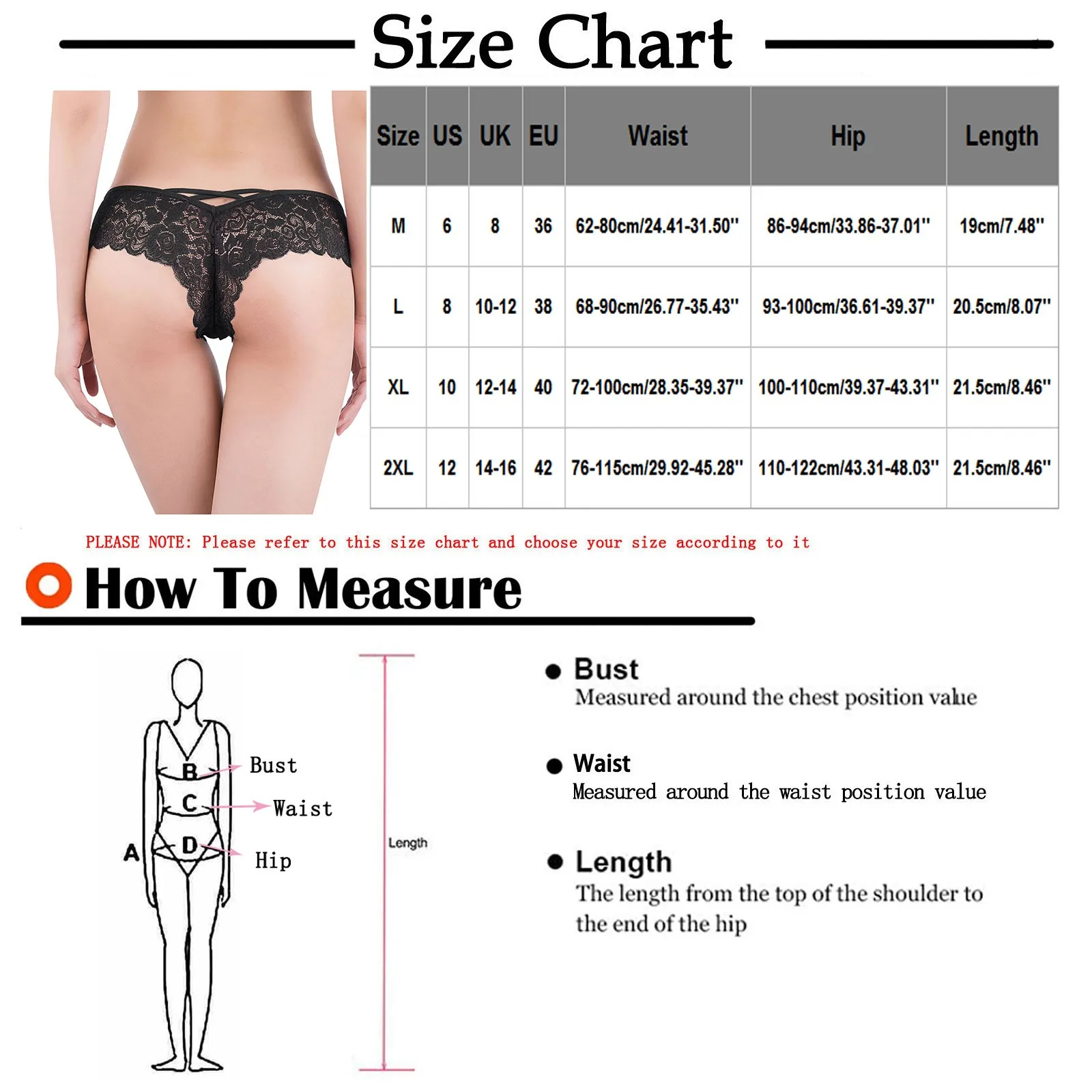 Panties size
