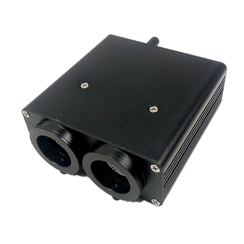 new optic fiber lights double heads car smart app led engine rf control cable starry effect ceiling rgbw phone wapp room new free global shipping