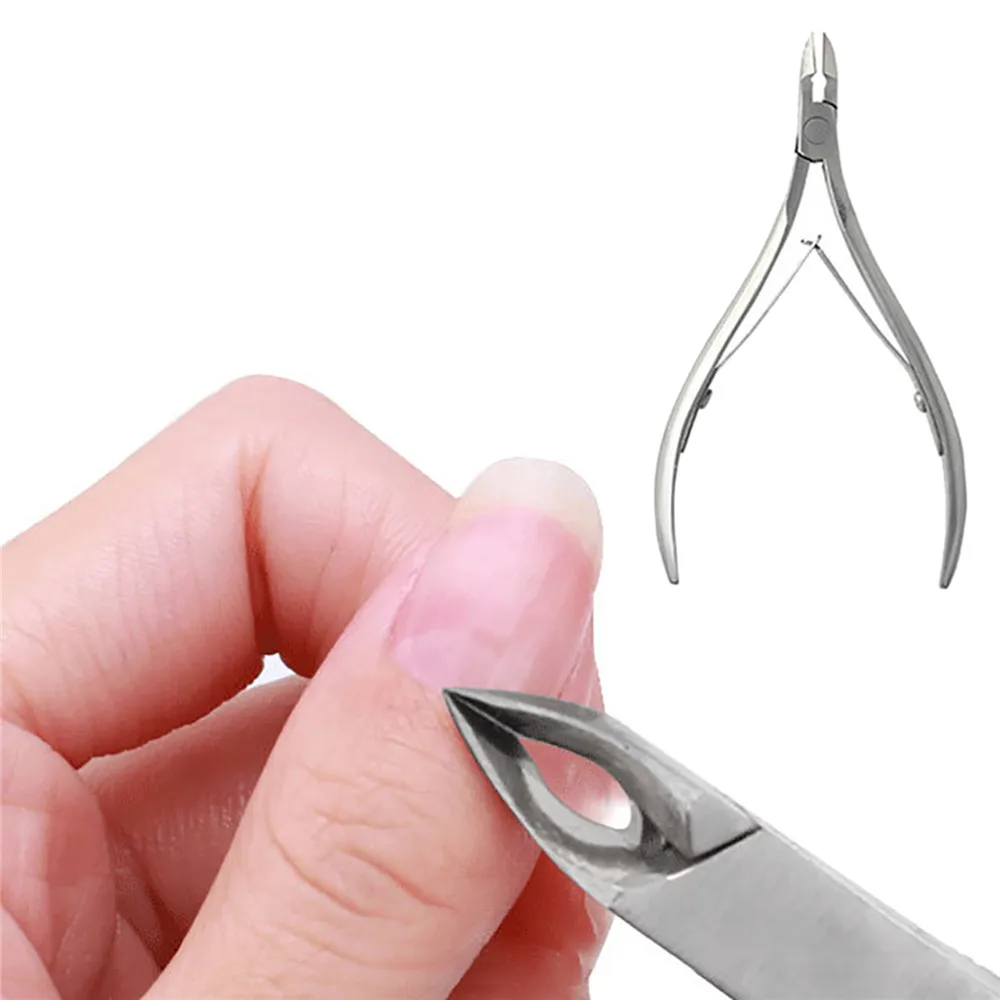 

1PCS Nail Cuticle Scissor Cuticle Silver Stainless Steel Nipper For Nail Art Edge Cutter Manicure Tools Nail Clippers Nail Tools