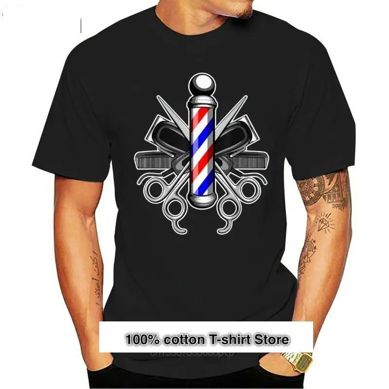 

Camiseta con tijeras cruzadas y cortapelos para hombre, Polo de barberos, Camiseta de cuello redondo, gran oferta 2021, 2021