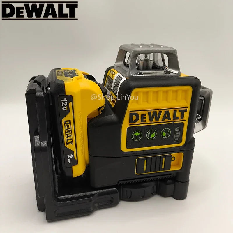 Новинка! Лазерный нивелир DEWALT DW089LG 12В, 12 линий, 3-осевой, 360 градусов, зеленый луч, самовыравнивающийся, для вертикальных и горизонтальных линий, инструмент для сверления (art.: 3920d80ff0141) - 3920d80ff0141