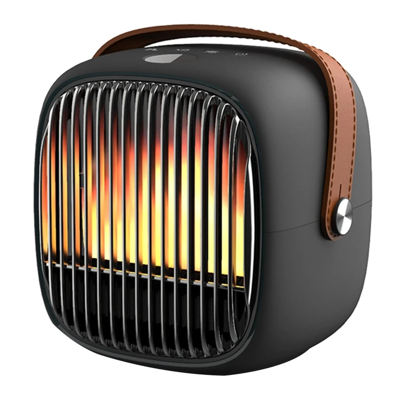 

Portable Electric Air Heater Both Cold And Hot Mode LED Display Contact Control Electric Space Heater Warmer(EU Plug)