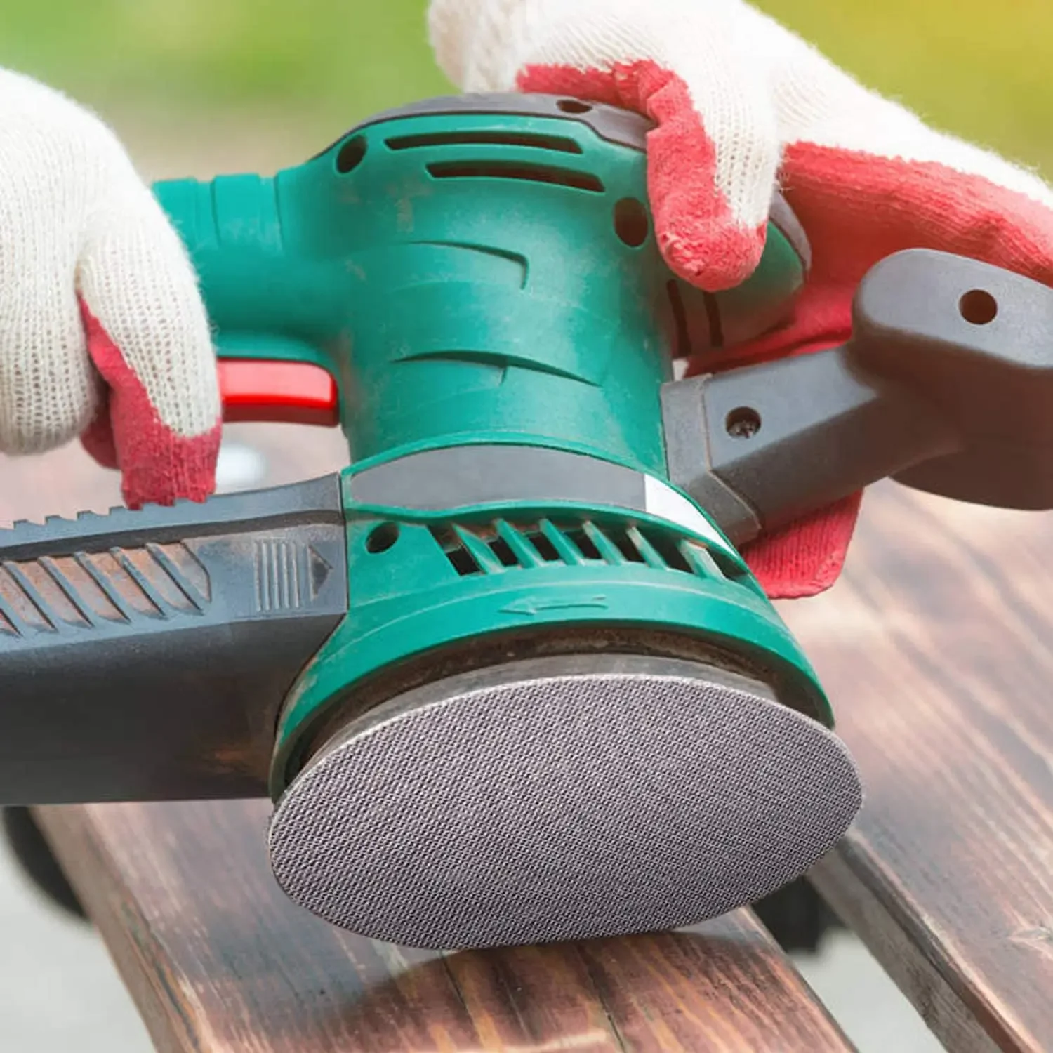 15 шт. 5-дюймовая наждачная бумага с крючком и петлей абразивная безпыльная сетка