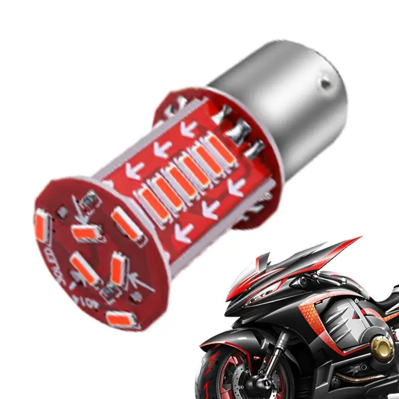 

LED Tail Light Bulb Stop Lamps Motorcycle LED Flashing Bulbs Brake Light Compact Appearance Fast Response Tail Bulb Turn Signal