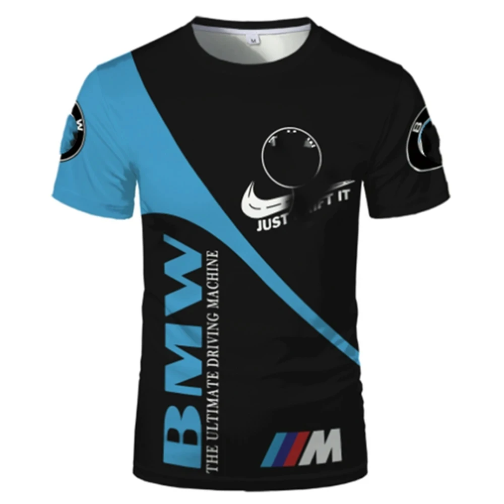 

2023 F1 мужские спортивные футболки для мотоциклистов, Motorrad для BMW, мужские укороченные мотоциклетные Детские футболки, летние футболки для го...