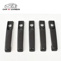car exterior accessories door handle covers for g class w463 carbon fiber handle covers for w463