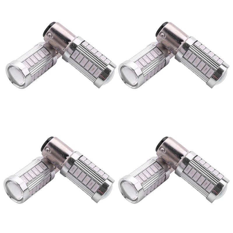 

8 шт., красные светодиодные лампы 1157 P21/5W Bay15d 33 Smd 5630 5730