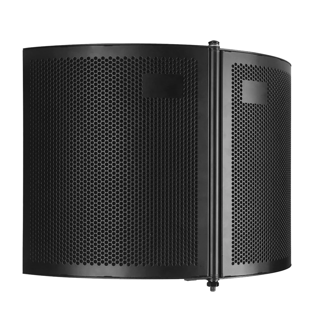 

Soundproof Acoustic Microphone Speaking Isolation Shield Professional Noise Reduction Foams Panel Foldable Studio Recording