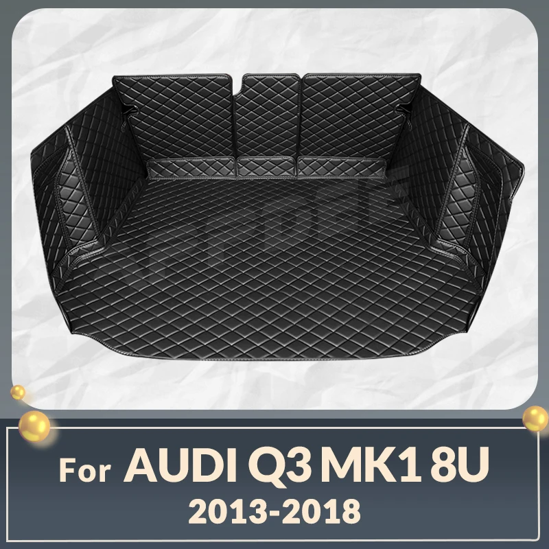 

Автомобильный коврик для багажника с полным покрытием для Audi Q3 MK1 8U 2013-2018 17 16 15 14, защитная накладка на багажник автомобиля, аксессуары для защиты интерьера