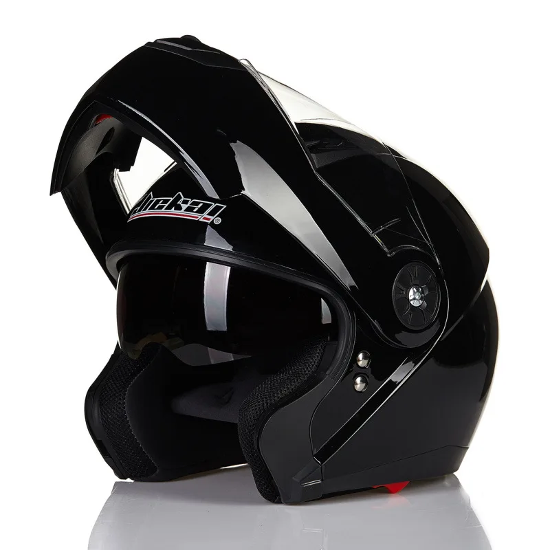 

Genuine JIEKAI 115 DOT certified double lens exposed helmet detachable lined male and female knight helmet