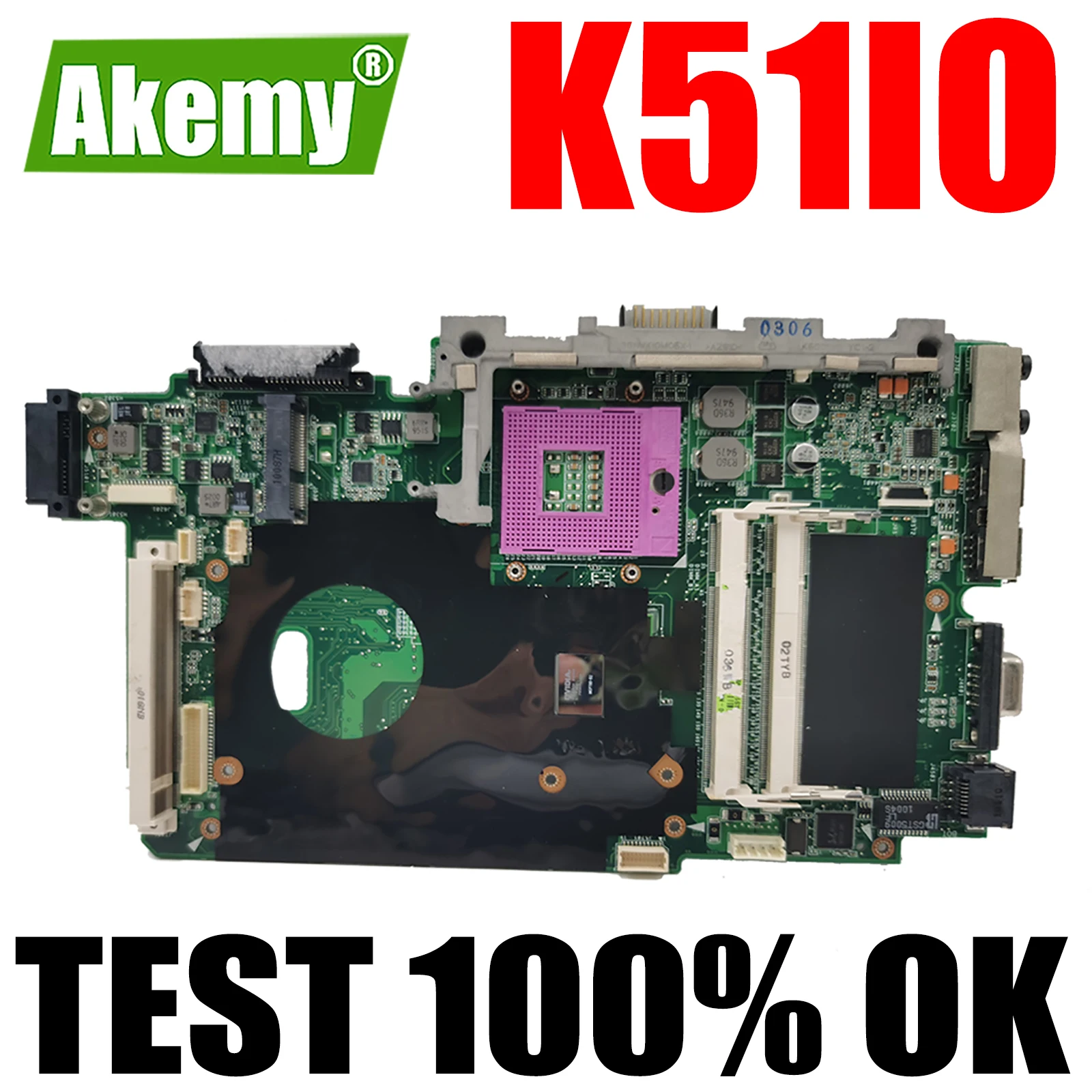 

K51IO K61IC материнская плата для ASUS K51IO K61IC K70IC материнская плата для ноутбука K70IC материнская плата