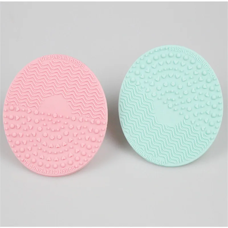 Силиконовый коврик для мытья кистей макияжа Палетка чистки может быть