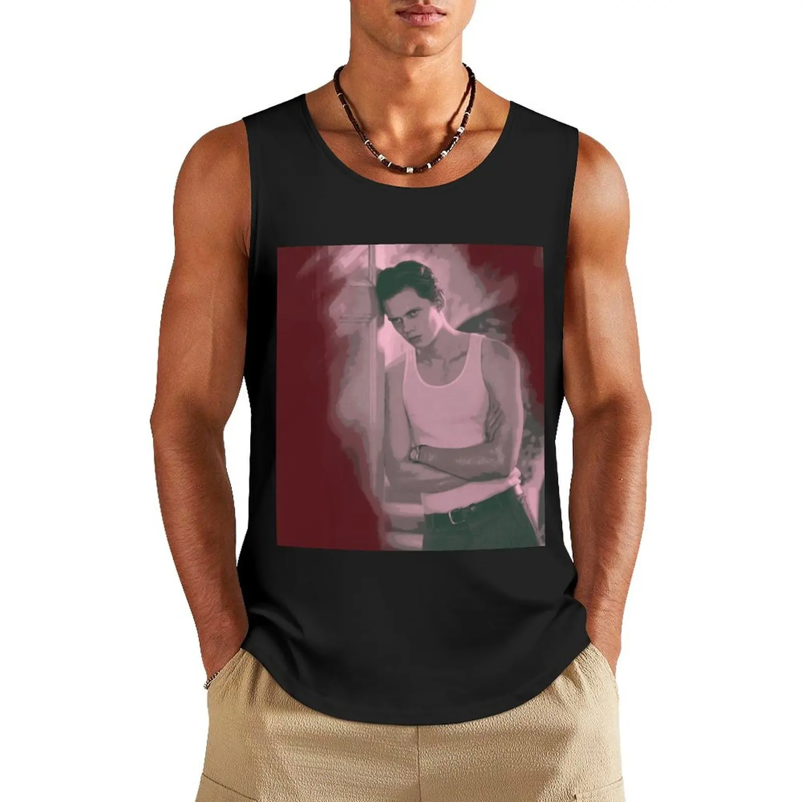 Bill Skarsg?rd Майки из хлопка мужские