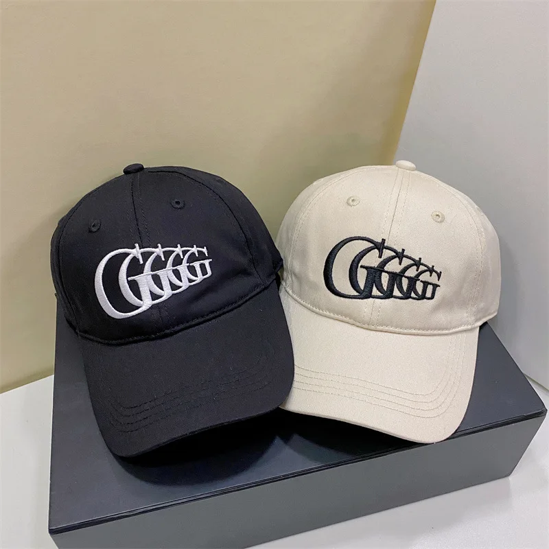 

Letter G Embroidery Fashion Wide Brim Men's Women's Sports Baseball Cap Summer Trend Brand Street Hip-hop Women's Baseball Cap