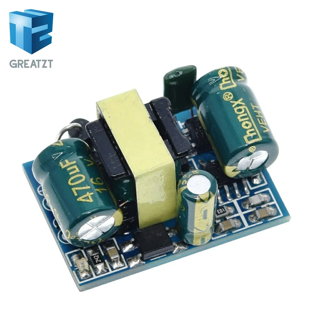 Фото Блок питания GREATZT AC-DC 12В 450мА 5Вт, понижающий преобразователь (модуль) для Arduino DIY KIT №3
