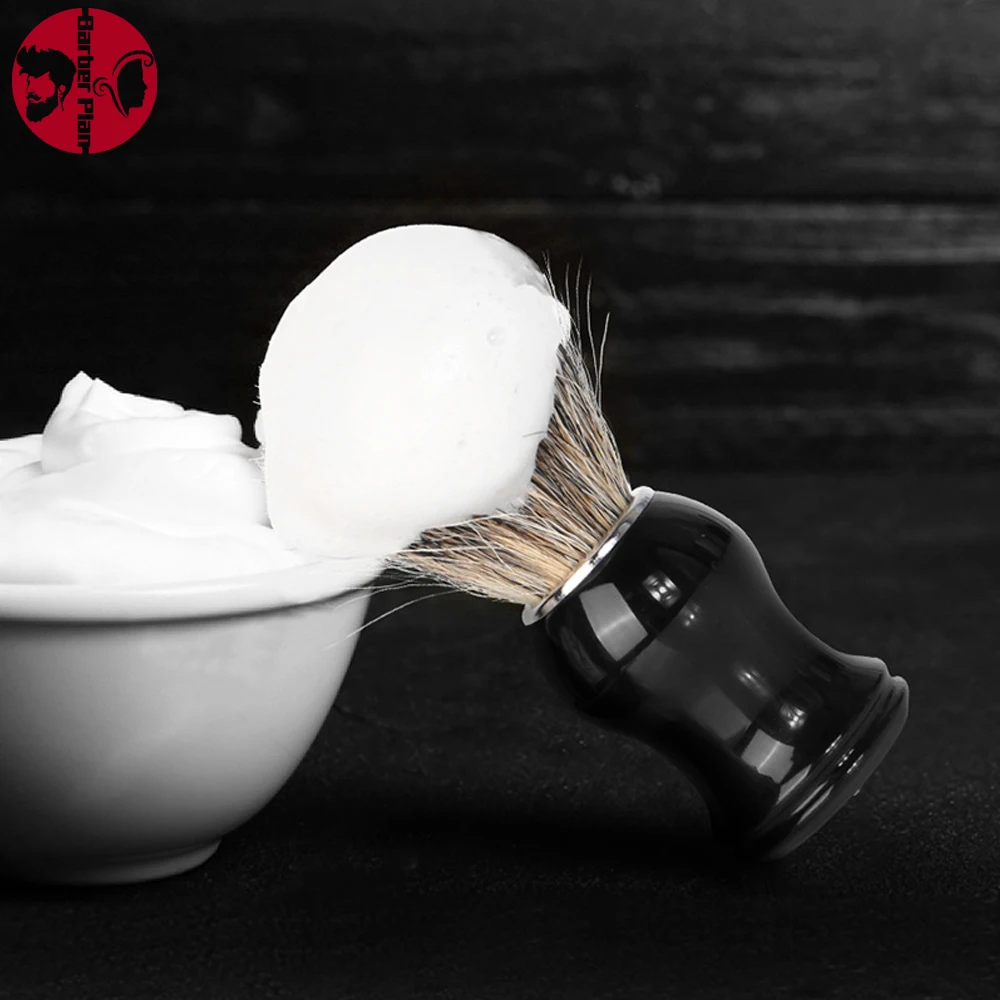 

Men Beard Shaving Brush Face Cleaning Brushes Nylon Whisker Scrub New Portable Moustache Brushing Beauty Tools