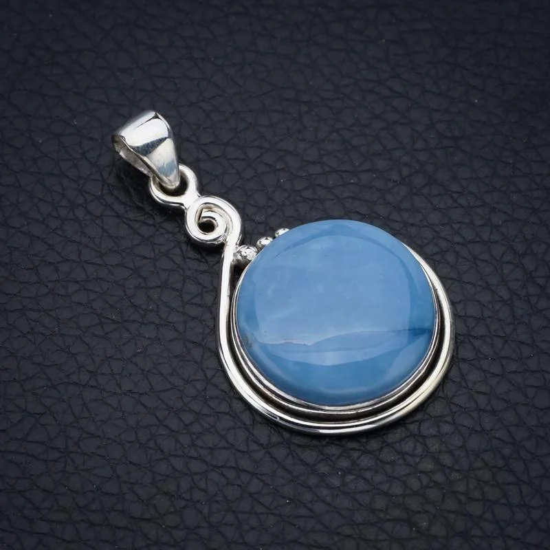 

StarGems Owyhee Opal Handmade 925 Sterling Silver Pendant 1.75" F4154