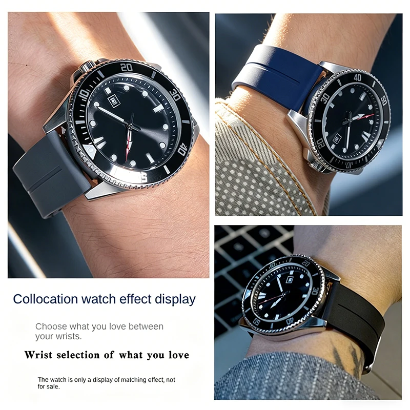 Фото Силиконовый ремешок с быстрым креплением 22 мм, мягкий ремешок для Casio MDV-106 107 MTP-1374 1375 5374 Duro Marlin, сменные аксессуары для часов №2