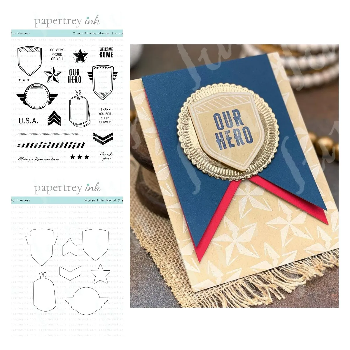 

Badges Metal Cutting Dies and Clear Stamps Scrapbooking Decoration Stencil Embossing Template DIY Greeting Card Handmade