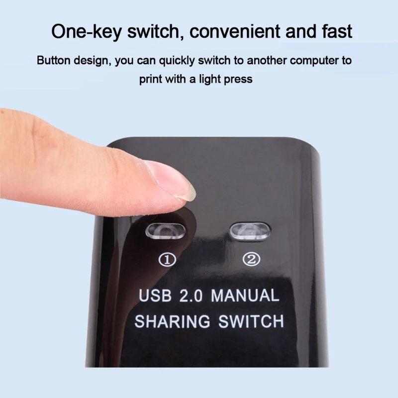 

Переключатель USB 2,0 для обмена одной кнопкой USB-устройства или концентратора, два компьютера, принтеры, USb-разветвитель