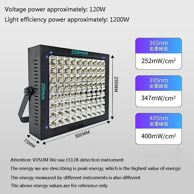 

УФ-прожектор с воздушным охлаждением, чашка высокой интенсивности, светодиодный портативный бестеневой клей, зеленые чернила, смола, 3D-печать, УФ-коллоидная лампа для лечения