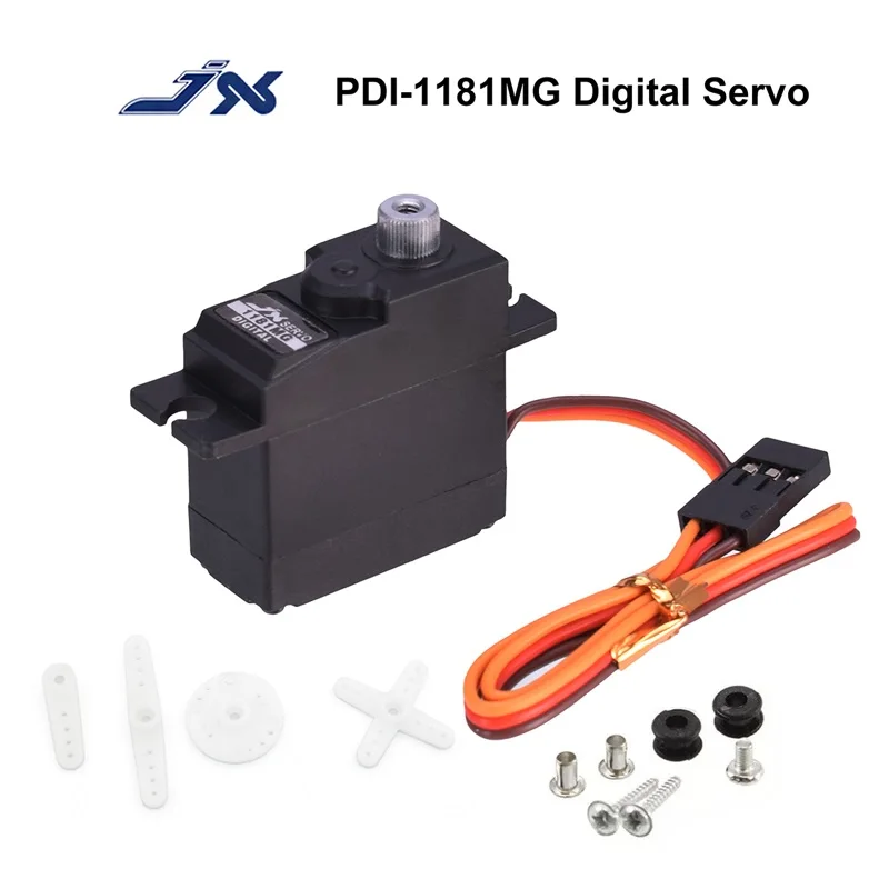 

WPL C14 C24 B14 B36 MN D90 MN99S JX PDI-1181MG Servo 18g 3.5KG Metal Gear Digital Servo and Servo Arm RC Car Upgrade Parts