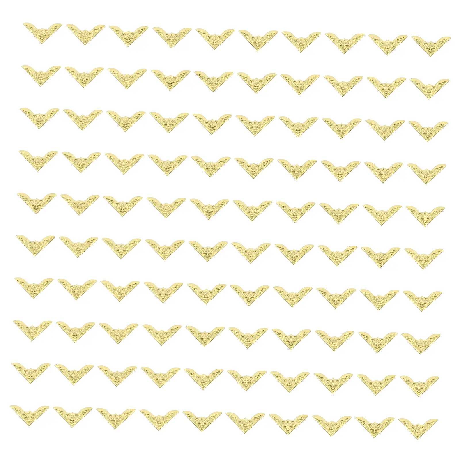 Металлические уголки-протекторы для книг в винтажном стиле, защитные накладки для фотографий, дневников, скрапбуков, папок, блокнотов, декоративные элементы (art.: 3920dcbc5041b) - 3920dcbc5041b