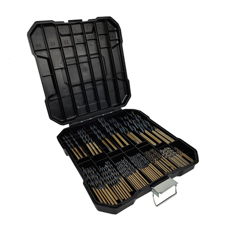 

AT35 99Pcs HSS Twist Drill Bit 1.5Mm-10Mm , Power Tool Accessories, Used For Wood Metalworking