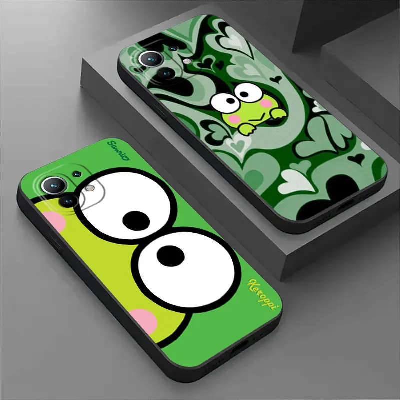 Фото Чехол с рисунком зеленой лягушки K-Keroppis для Poco X6 X7 X8 M6 M7 M8 F6 F7 Pro Max, для Xiaomi 17T PRO 12T 13T 14T 15T 15 F8 Ultra Cover №2