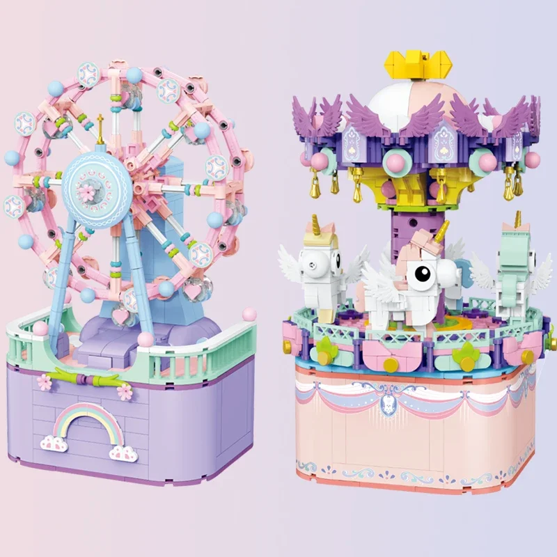 Колесо обозрения мечты маленькие частицы строительный блок игрушка 710 шт.