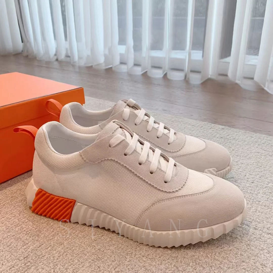 Классические модные прогулочные туфли дышащие нескользящие на плоской подошве с