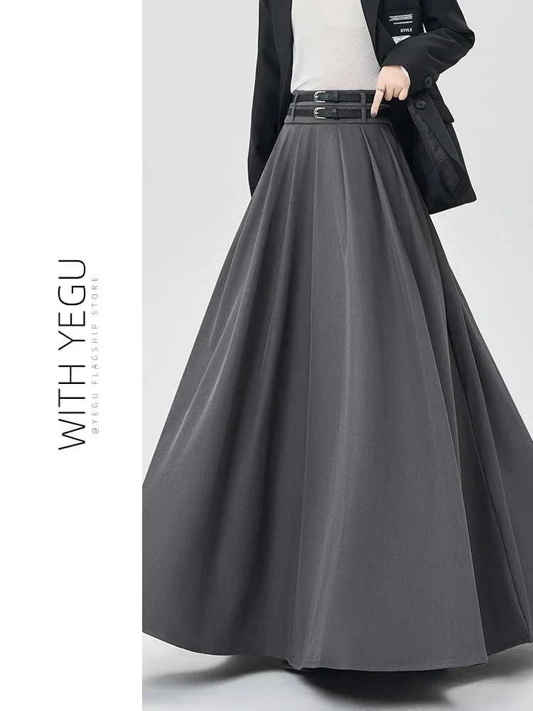 Женская плиссированная юбка трапециевидной формы