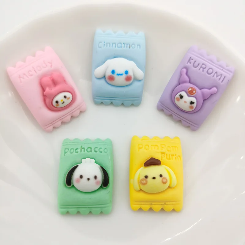 

Wholesale Kawaii Three Layer Cartoon Animal Popsicle Resin Accessories diy Candy Decoration Nail Art Charms