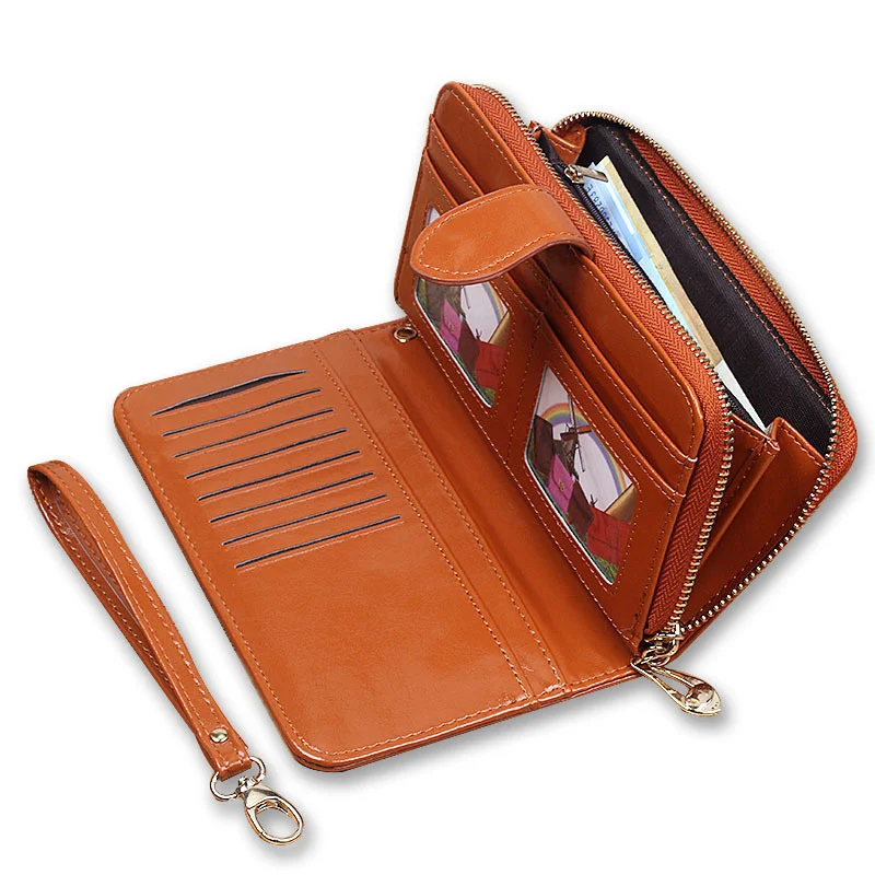 

Pu Leather Women Wallets Women Purses Fashion Long Zipper Women's Wallet Money Coin Holder Female Long Purse Female Purse Zipper