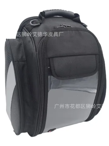 Новая плоская навигационная сумка большого размера для топливного бака, сумка для мотоциклетного шлема с чехлом от дождя