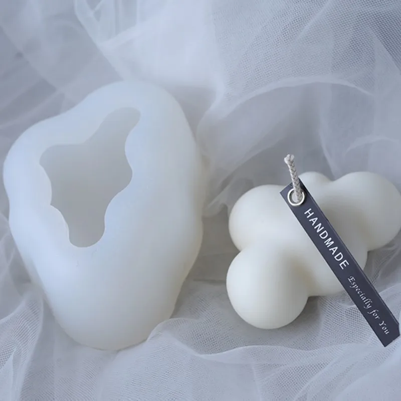 

Clouds Shaped Aromatic Candle Silicone Mold Handmade Soap Making Tool Molds DIY Scented Candles Plaster Mold Home Decor Mold