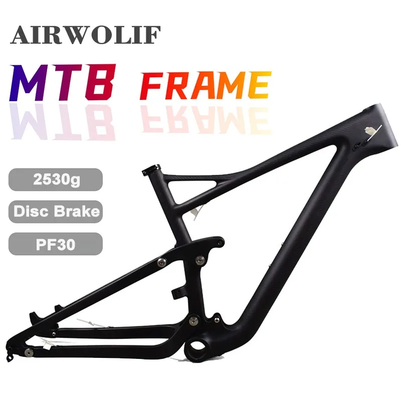 

AIRWOLF T1000 29ER Mountain Bicycle Carbon Frame 142x12 PF30 Carbon Bike Disc Brake Frame Cycling Accessories 2 Years Warranty