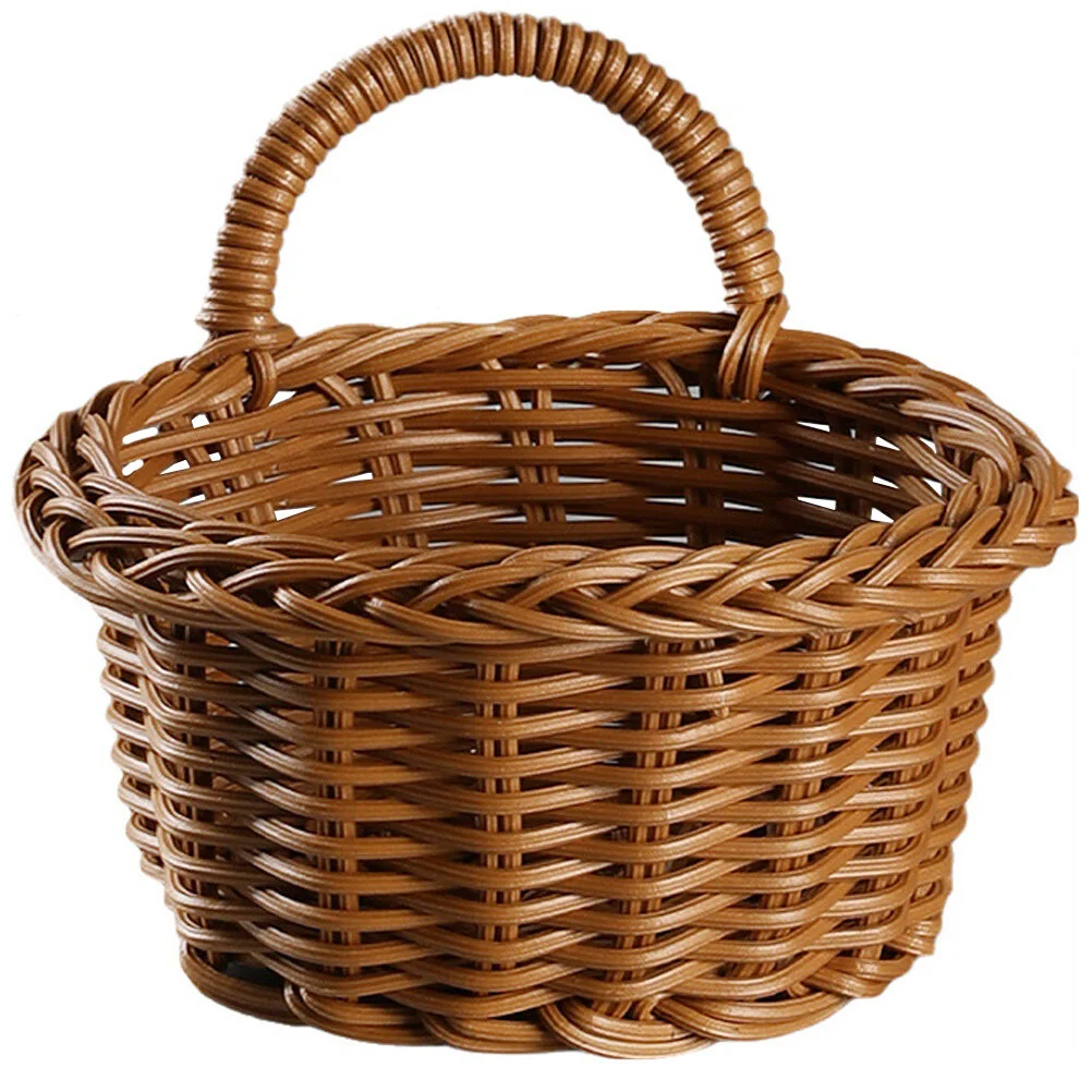 

Kitchen Storage Basket Home Baskets Onion Ginger Garlic Plastic Hanging Sundries Woven Decorate Household